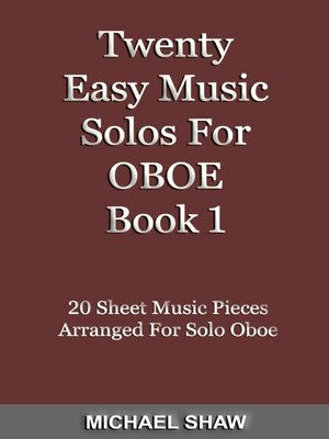 cover image of Twenty Easy Music Solos For Oboe Book 1